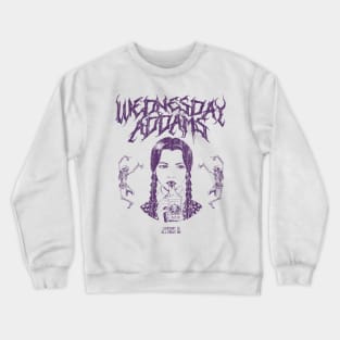 Wednesday Addams Metal Crewneck Sweatshirt